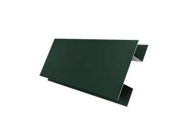 Планка H-образная Блок-хаус новый Grand Line 0,45 ПЭ с пленкой RAL 6005 зеленый мох (3м) GL 505565