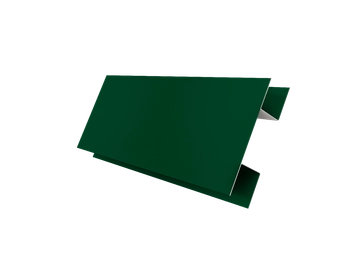 Планка H-образная Экобрус Grand Line 0,45 Drap RAL 6005 зеленый мох (2м) GL 508526