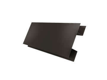 Планка H-образная Экобрус Grand Line 0,5 Velur RR 32 темно-коричневый (3м) GL 550795