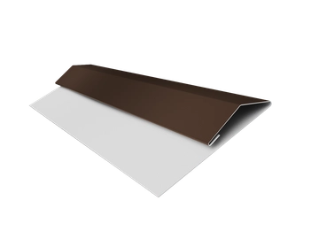 Планка стартово-финишная Экобрус, Экобрус новый Grand Line 0,5 Rooftop Бархат RAL 8017 шоколад (3м) GL 512667