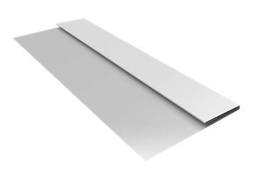 Планка стартовая Блок-хаус новый Grand Line 0,45 Drap ТХ RAL 9003 сигнальный белый (3м) GL 616790