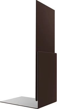 Планка приемная оконная Grand Line 0,5 PurPro с пленкой RAL 8017 шоколад (3м) GL 559435