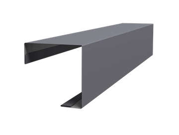 Угол внешний простой фальц Grand Line 0,45 Drap RAL 7004 сигнальный серый (3м) GL 521996