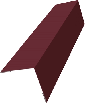 Угол внешний 40х40 Grand Line 0,45 Drap ТХ RAL 3005 красное вино (2м) GL 528122