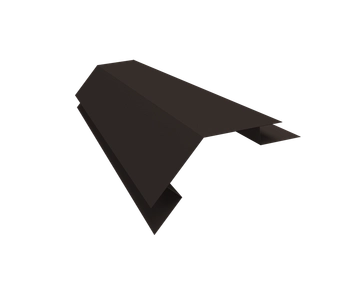 Угол внешний сложный 75х75 135 градусов Grand Line 0,5 Атлас с пленкой RR 32 темно-коричневый (2м) GL 599572