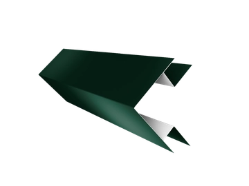 Планка угла внешнего сложного Блок-хаус новый Grand Line 0,5 Сатин матовый ТХ RAL 6005 зеленый мох (2м) GL 666914