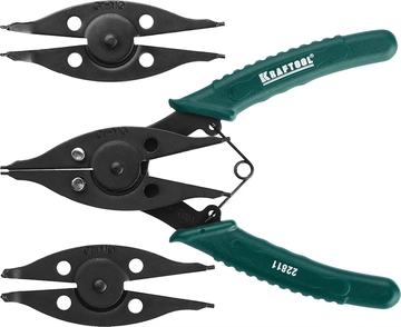 KRAFTOOL  Universal 6-in-1, внешний/внутренний, съемник стопорных колец (22811) 22811