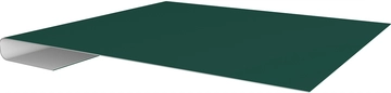 Планка завершающая Grand Line 0,45 Drap ТР RAL 6005 зеленый мох (3м) GL 700869
