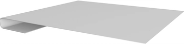 Планка завершающая Grand Line 0,45 Drap ТХ RAL 7047 телегрей 4 (2м) GL 748205