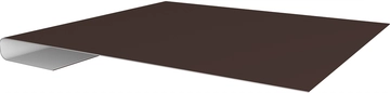 Планка завершающая Grand Line 0,45 ПЭ с пленкой RAL 8017 шоколад (3м) GL 527363
