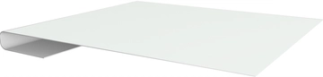 Планка завершающая Grand Line 0,45 ПЭ с пленкой RAL 9003 сигнальный белый (3м) GL 527375