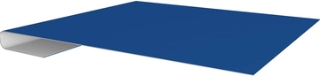 Планка завершающая Grand Line 0,45 ПЭ с пленкой RAL 5005 сигнальный синий (2м) GL 527390