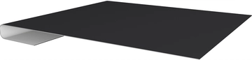 Планка завершающая Grand Line 0,45 Drap СТ RAL 9005 черный (2м) GL 527292