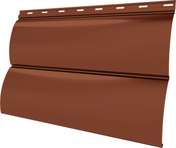 Блок-хаус новый Grand Line 0,45 Drap ТР с пленкой RAL 8004 терракота GL 759358