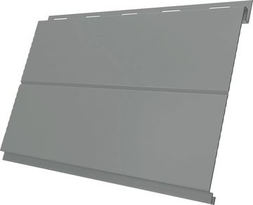 Вертикаль line Grand Line 0,45 ПЭ с пленкой RAL 9006 бело-алюминиевый GL 55589