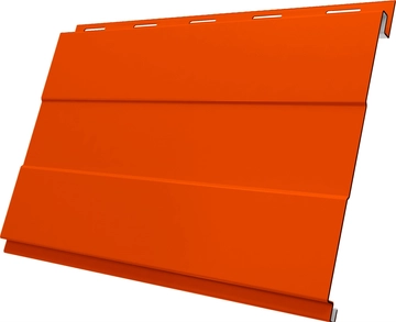 Вертикаль проф Grand Line 0,45 ПЭ с пленкой RAL 2004 оранжевый GL 121476