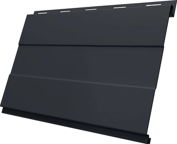 Вертикаль проф Grand Line 0,5 Velur с пленкой RAL 7024 мокрый асфальт GL 576542