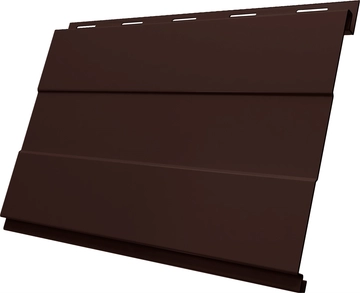 Вертикаль проф Grand Line 0,45 Drap TwinColor с пленкой RAL 8017 шоколад GL 803286