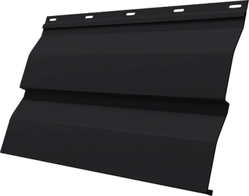 Корабельная доска Grand Line 0,45 Drap ТХ двухсторонний с пленкой RAL 9005 черный GL 803456