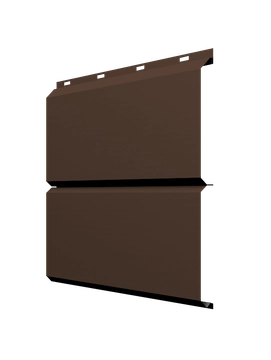 ЭкоБрус новый Grand Line 0,45 Drap ТР с пленкой RAL 8017 шоколад GL 693871