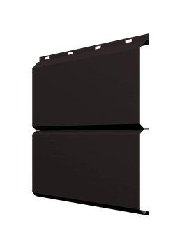 ЭкоБрус новый Grand Line 0,45 Drap ТР с пленкой RAL 9005 черный GL 693873