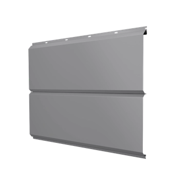 ЭкоБрус новый Grand Line 0,45 ПЭ с пленкой RAL 9006 бело-алюминиевый GL 746043