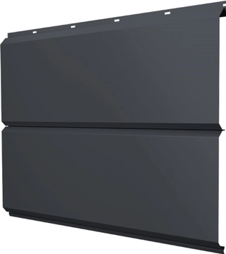 ЭкоБрус новый Grand Line 0,5 Полидэкстер TwinColor с пленкой RAL 7024 мокрый асфальт GL 824122