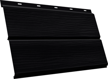 ЭкоБрус новый 3D Grand Line 0,5 Velur с пленкой RAL 9005 черный GL 757083