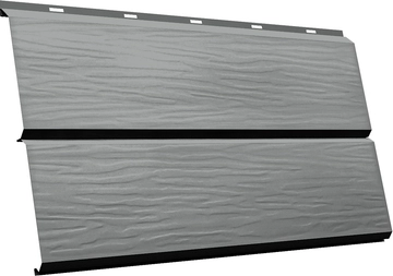 ЭкоБрус 3D Grand Line 0,45 ПЭ с пленкой RAL 9006 бело-алюминиевый GL 355132