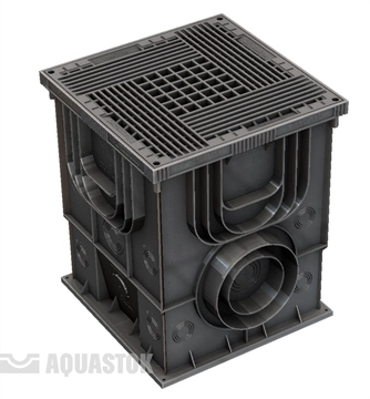 Дождеприемник пластиковый 350х350х420 (в сборе с решеткой) Master Aquastok (4350) GL 686507