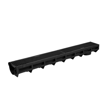 Лоток Аquastok AQUA-TOP с пластиковой решеткой (комплект) H100, класс нагрузки А, 1000х135х100 (1092) GL 555226