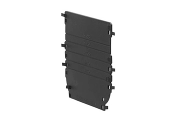Заглушка торцевая универсальная для лотка водоотводного Gidrolica Standart/Standart Plus DN100, пластик. (18101) GL 197412