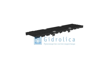 Решетка водоприемная Gidrolica VS LINE DN100.13.50 - чугунная ВЧ, с крепежом, кл. С250 (210352) GL 418802
