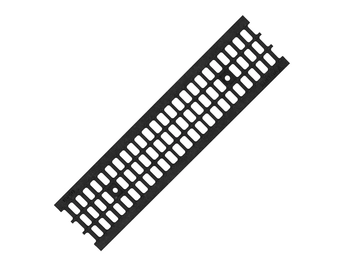 Решетка водоприемная Gidrolica VS LINE DN100.13.50 - ячеистая чугунная ВЧ, кл. С250 GL 503204