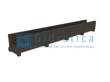Лоток водоотводный Gidrolica PolySand ЛВ-10.14.13 - полимерпесчанный GL 543034