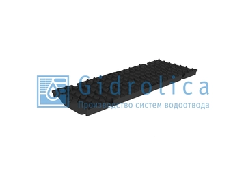 Решетка водоприемная Gidrolica Super РВ -15.19.50 - щелевая чугунная ВЧ, кл. E600 (50159E) GL 482576