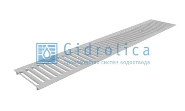Решетка водоприемная Gidrolica Standart РВ -15.18,6.100 - штампованная стальная оцинкованная, кл. А15 (518/1) GL 780523