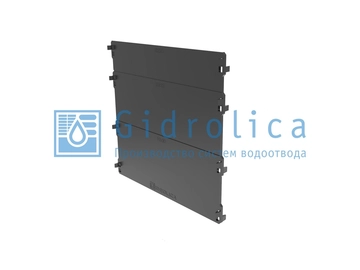 Заглушка торцевая для лотка водоотводного Gidrolica Standart/Standart Plus DN200, пластиковая (18201) GL 286726