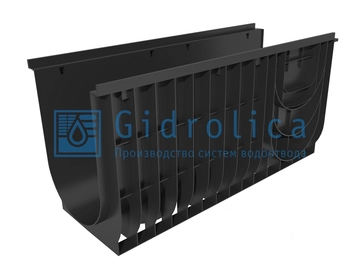 Лоток водоотводный Gidrolica Pro ЛВ-30.38.48 пластиковый (834pro) GL 611950
