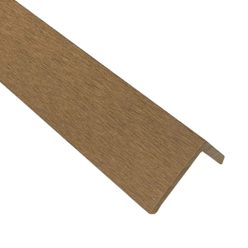 Профиль угловой фасадная облицовка (CM Cladding) 2000х70х70х8мм тик (teak) GL 578084