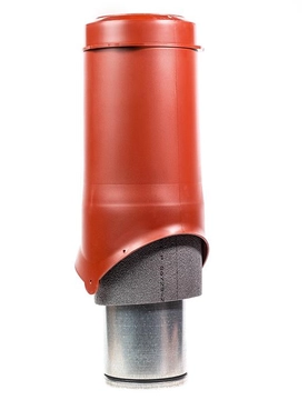 Выход вентиляции Krovent Pipe-VT 150 изолированный красно-коричневый GL 112033
