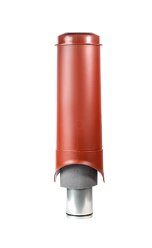 Выход вентиляции Krovent Pipe-VT 150/700 изолированный красно-коричневый GL 729448