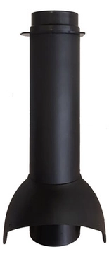 Выход канализации Krovent Pipe-VT 110 неизолированный черный GL 401280