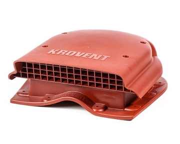 Вентиль кровельный Krovent KTV-Wave new красно-коричневый GL 480315