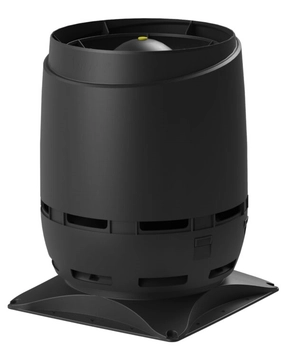 Вентилятор Vilpe Flow Eсo200S с основанием 400x400 черный GL 278120