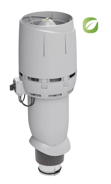 Вентилятор Vilpe Flow Eсo125Р/700 светло-серый GL 278708