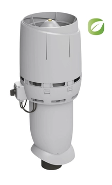 Вентилятор крышный Vilpe Flow Есo110P/700 светло-серый GL 278747