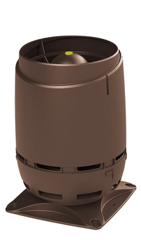 Выход вентиляционный Vilpe Flow 125S с основанием 250x250 коричневый GL 278203