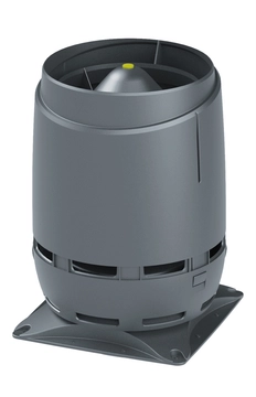 Выход вентиляционный Vilpe Flow 160S с основанием 300x300 серый GL 278211