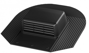 Вентиль кровельный Vilpe Huopa/harja KTV черный GL 168560
